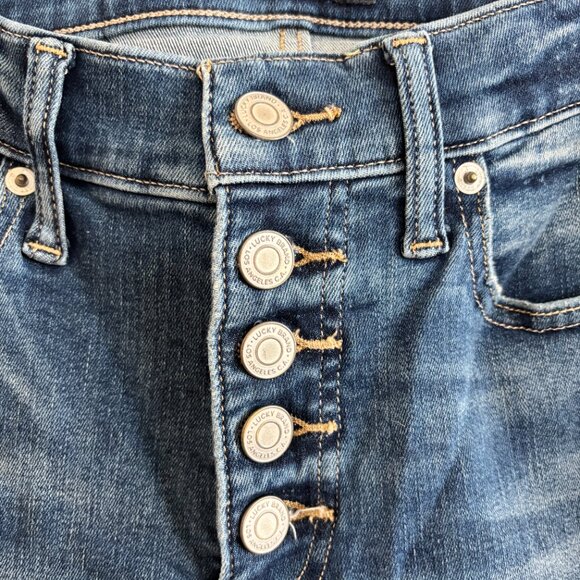 Lucky Brand Mid-Rise Straight Leg Jeans - Picture 3 of 5